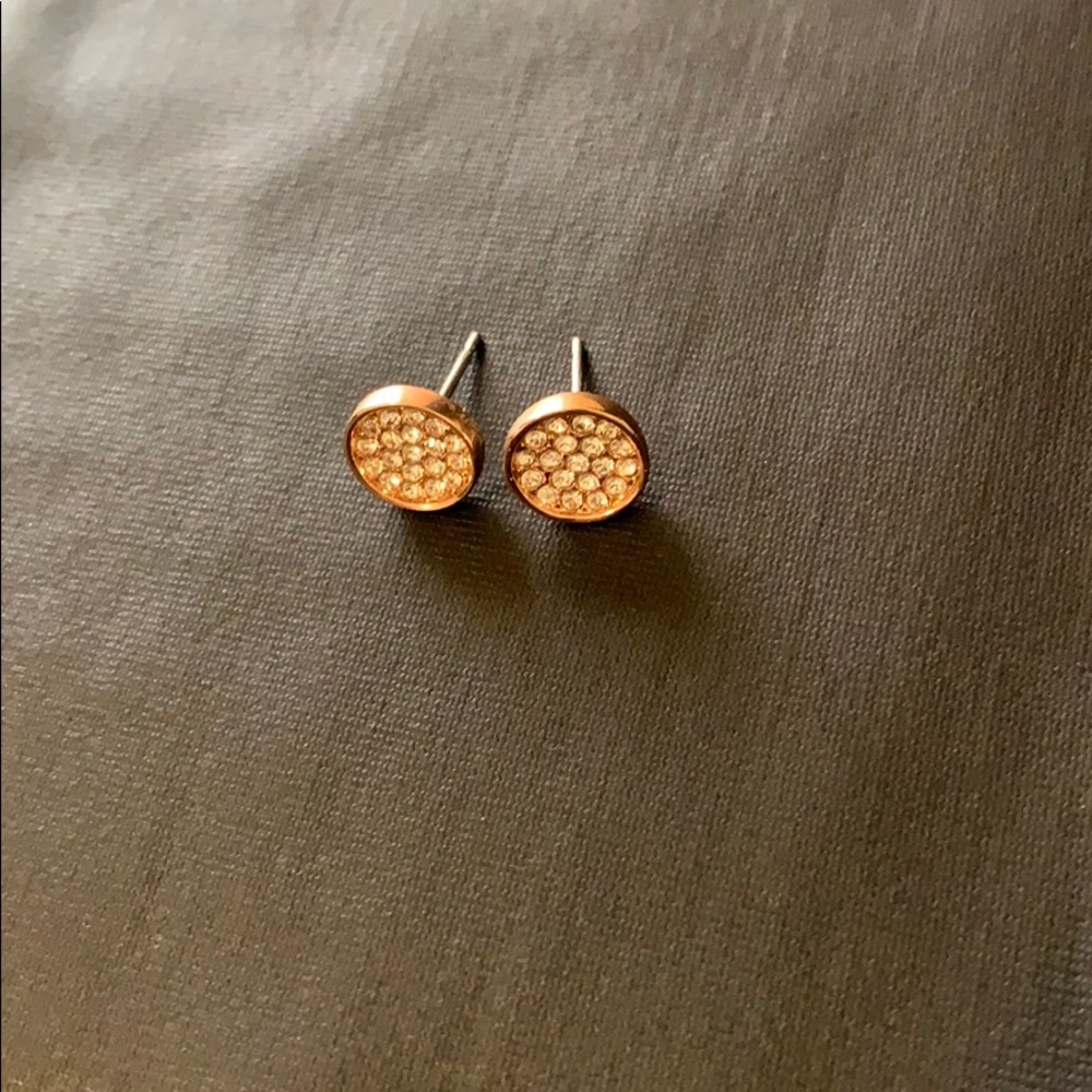 Rhinestone Stud Earrings